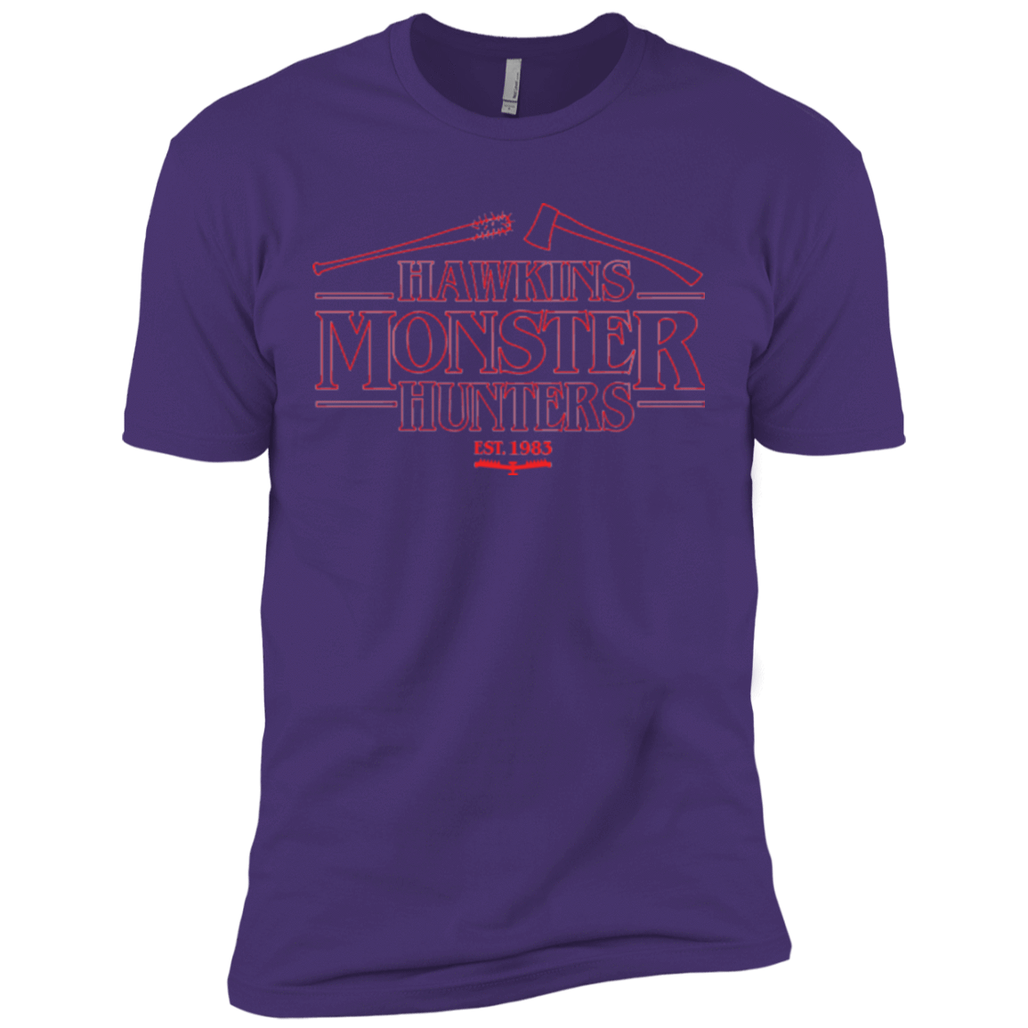 T-Shirts Purple / X-Small Hawkins Monster Hunters Men's Premium T-Shirt