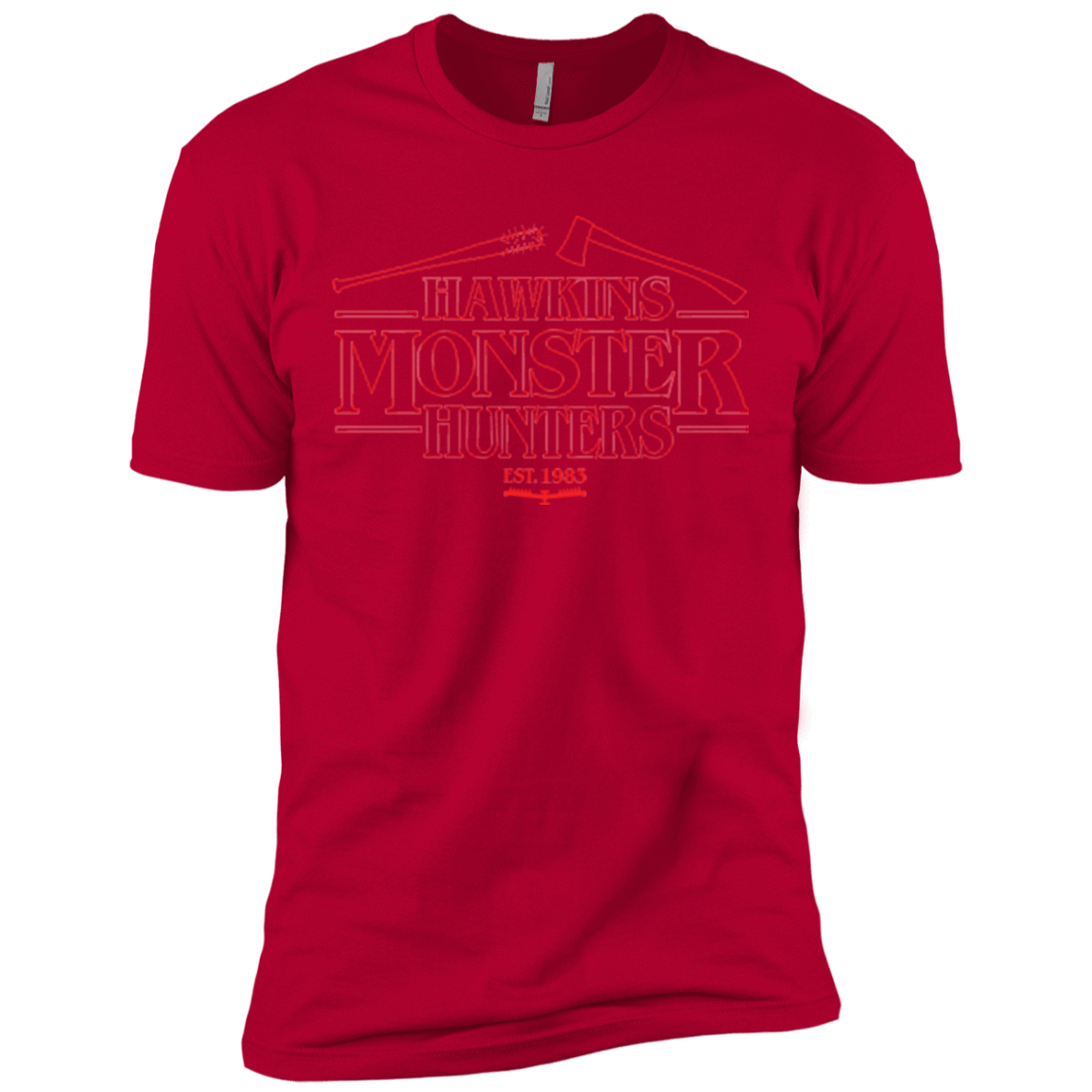 T-Shirts Red / X-Small Hawkins Monster Hunters Men's Premium T-Shirt