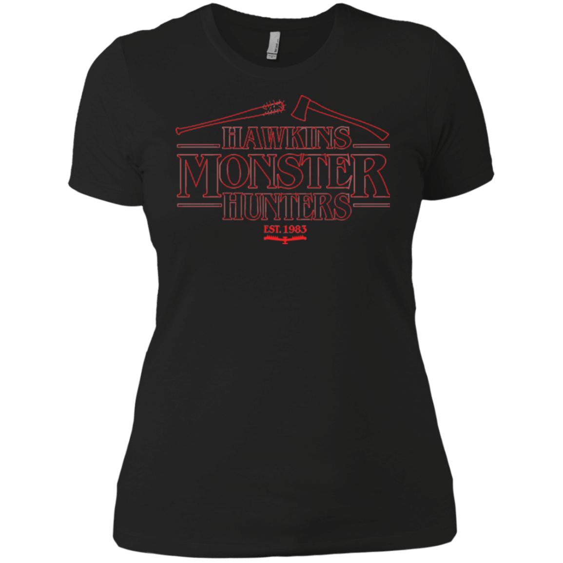 T-Shirts Black / X-Small Hawkins Monster Hunters Women's Premium T-Shirt