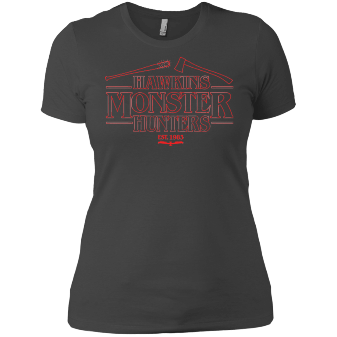 T-Shirts Heavy Metal / X-Small Hawkins Monster Hunters Women's Premium T-Shirt