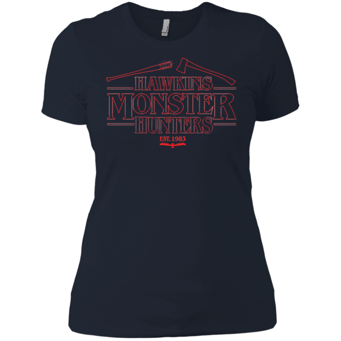 T-Shirts Midnight Navy / X-Small Hawkins Monster Hunters Women's Premium T-Shirt