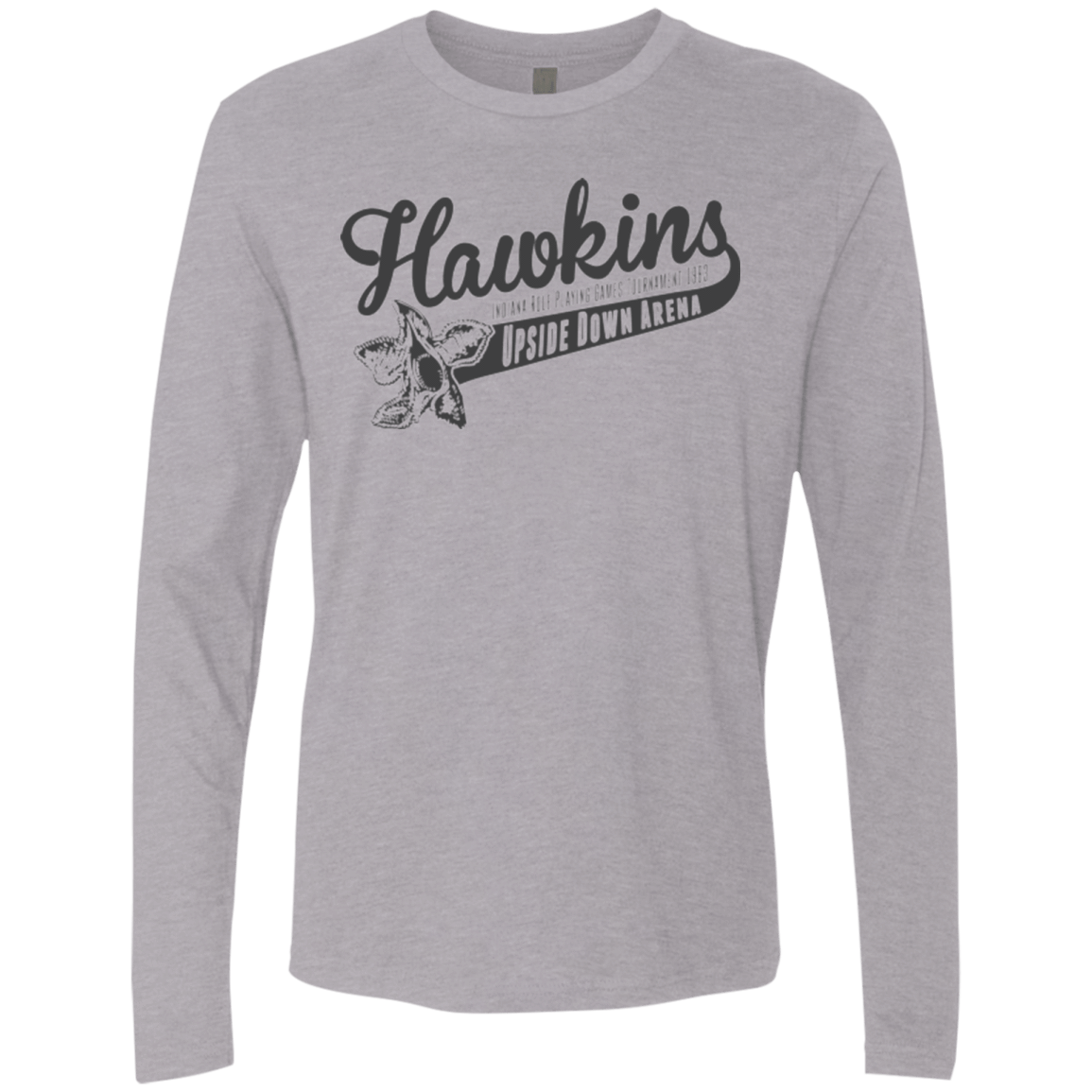 T-Shirts Heather Grey / Small Hawkins Role Playing Tournament Men's Premium Long Sleeve