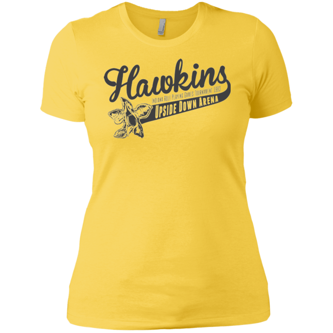 T-Shirts Vibrant Yellow / X-Small Hawkins Role Playing Tournament Women's Premium T-Shirt