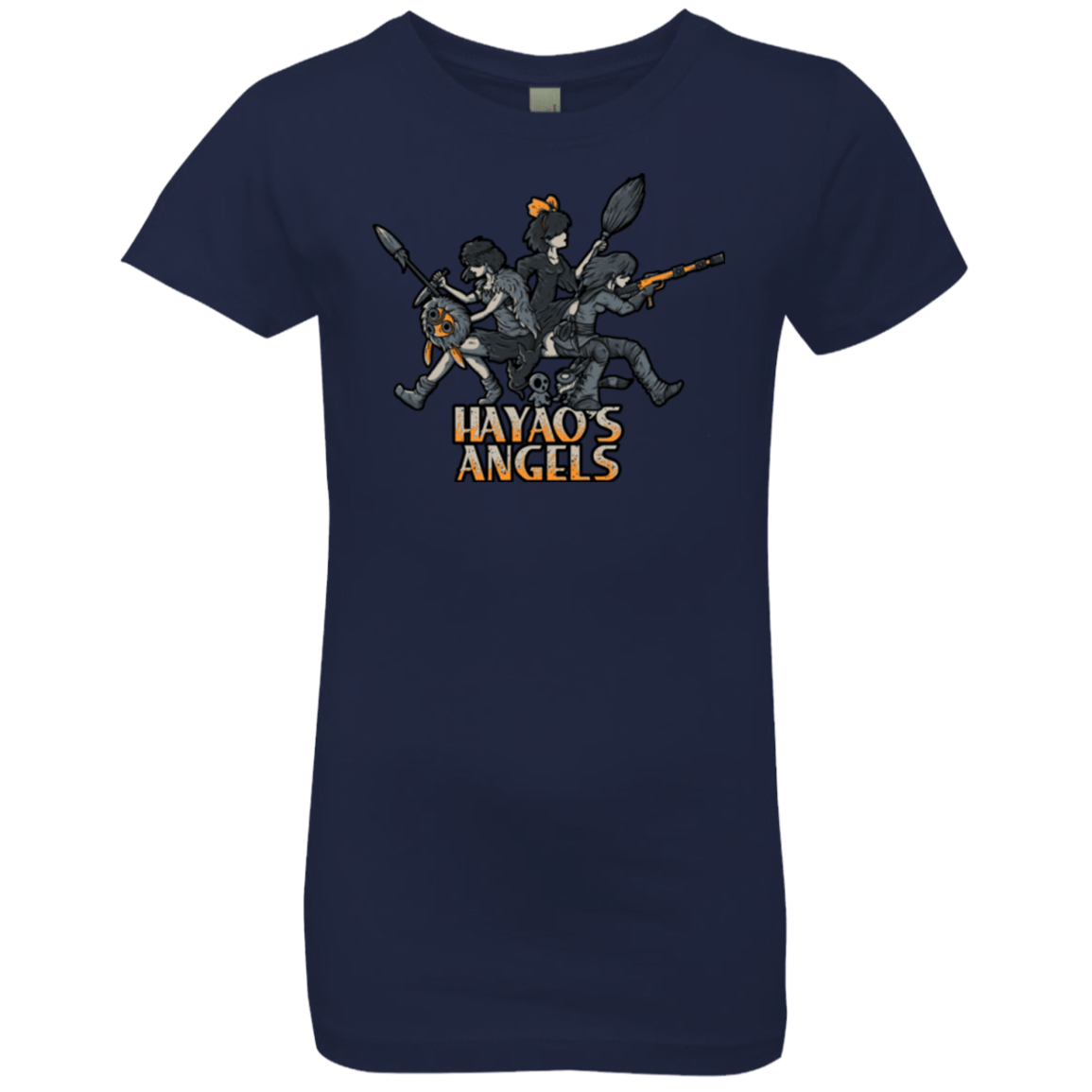 T-Shirts Midnight Navy / YXS HAYAOS-ANGELS Girls Premium T-Shirt