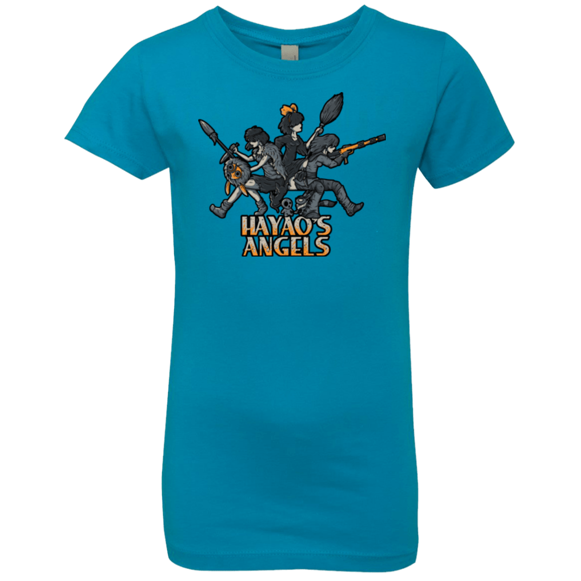 T-Shirts Turquoise / YXS HAYAOS-ANGELS Girls Premium T-Shirt