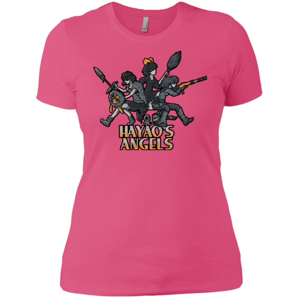 T-Shirts Hot Pink / X-Small HAYAOS-ANGELS Women's Premium T-Shirt