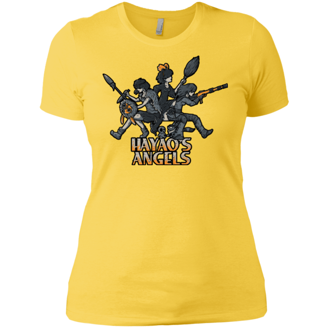 T-Shirts Vibrant Yellow / X-Small HAYAOS-ANGELS Women's Premium T-Shirt