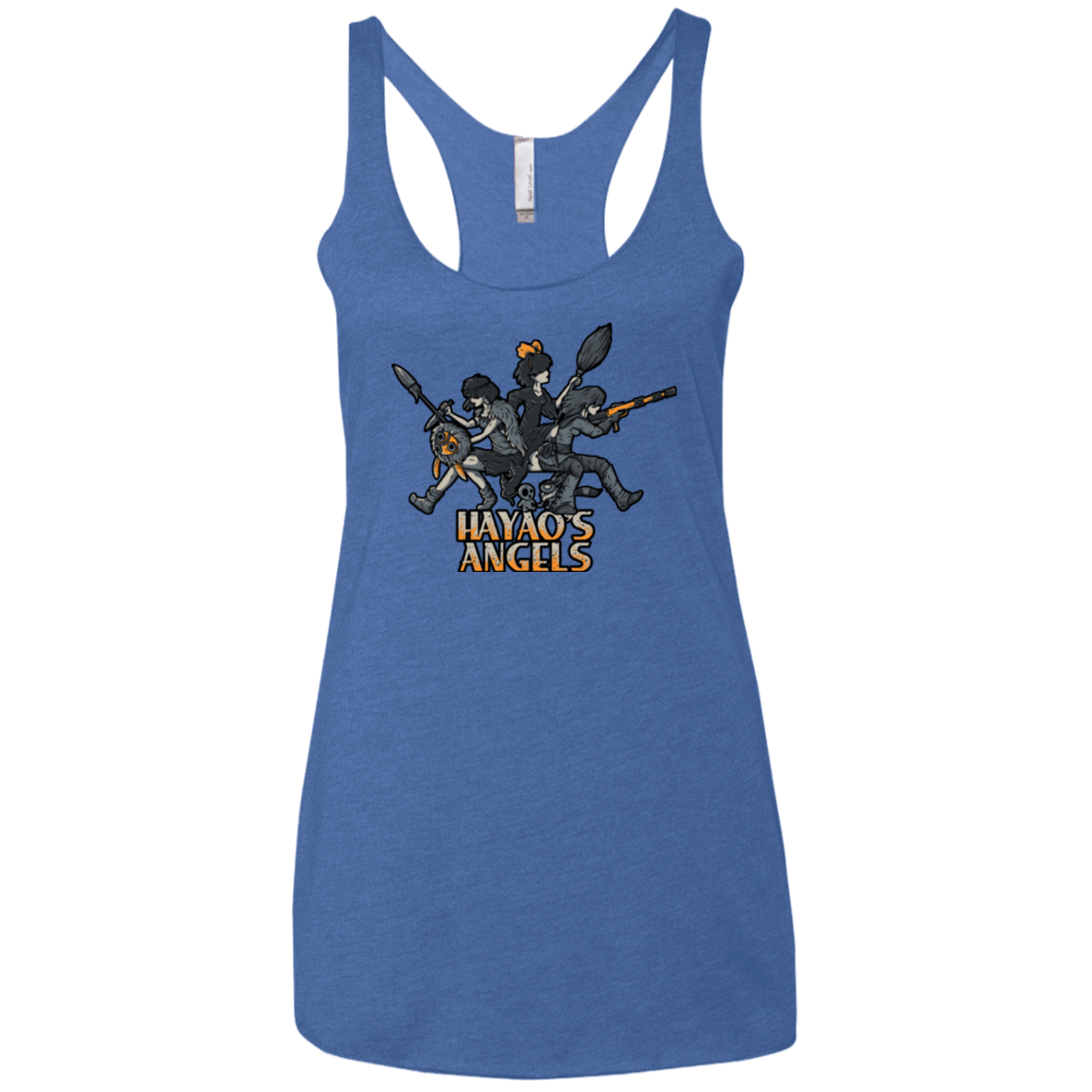 T-Shirts Vintage Royal / X-Small HAYAOS-ANGELS Women's Triblend Racerback Tank