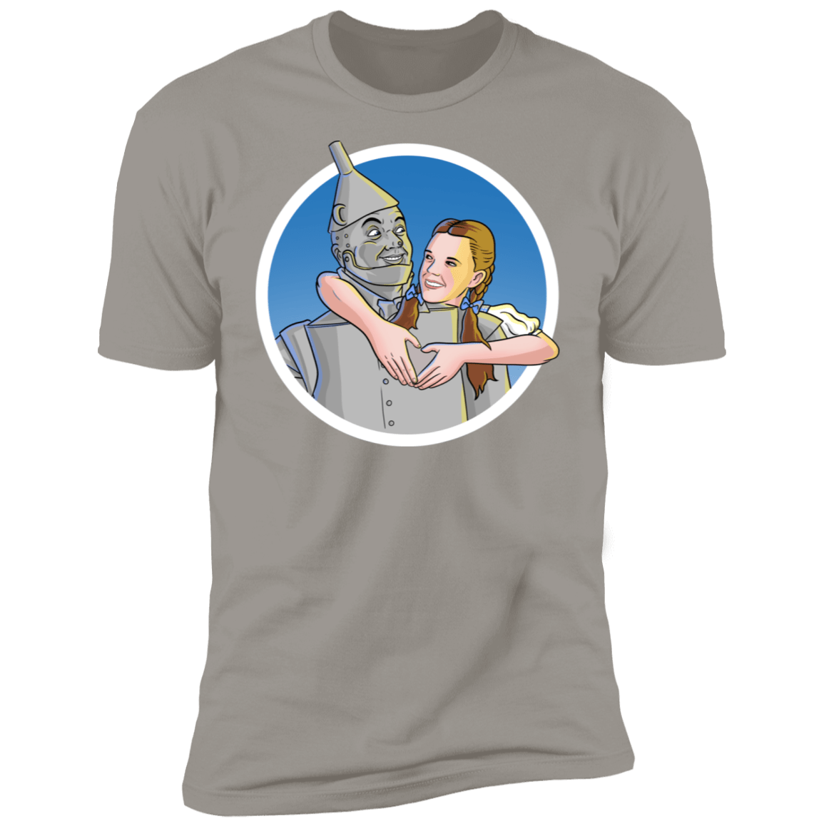 T-Shirts Light Grey / S He Has A Heart Men's Premium T-Shirt