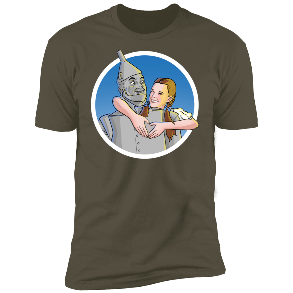 T-Shirts Military Green / S He Has A Heart Men's Premium T-Shirt