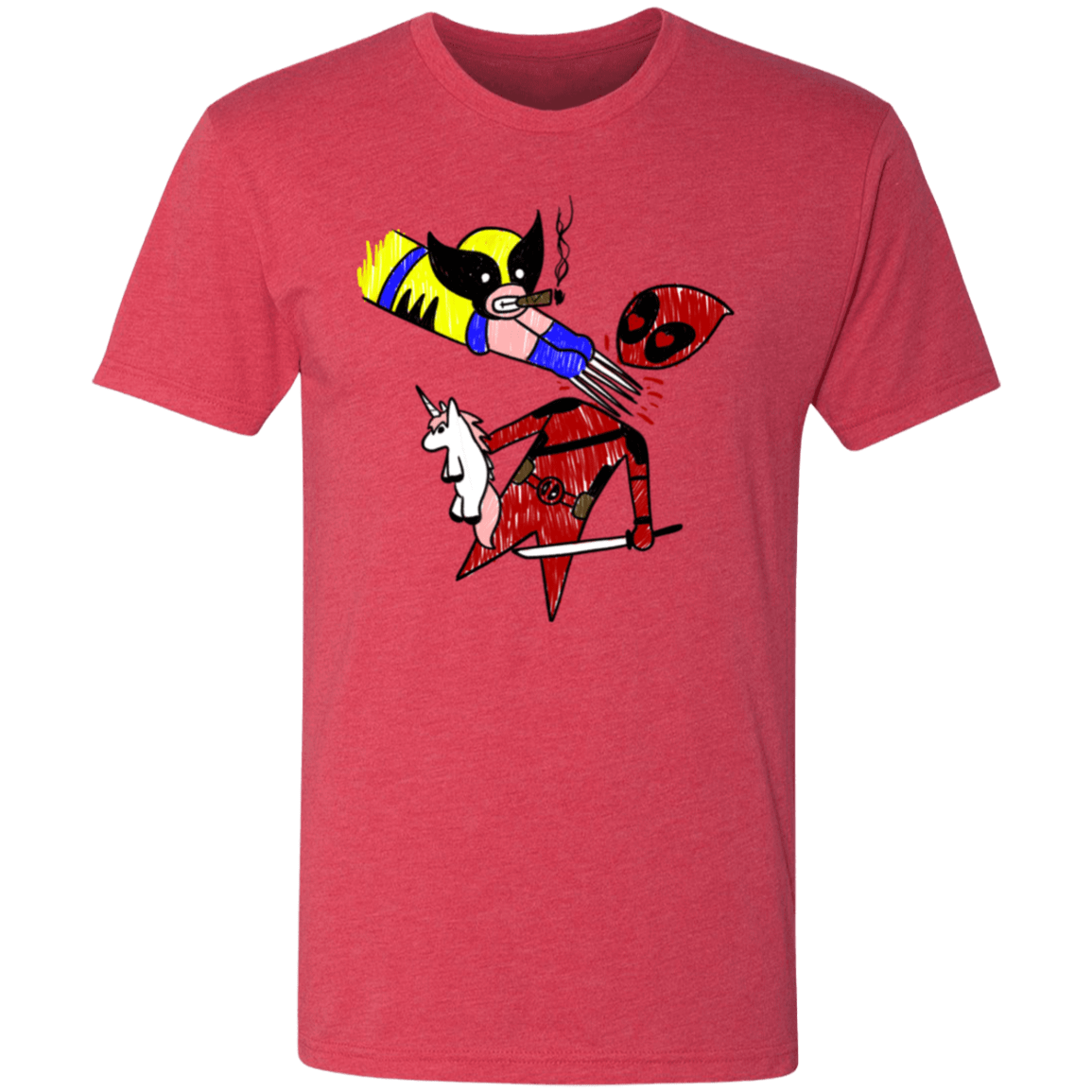 T-Shirts Vintage Red / S He Loves Me Men's Triblend T-Shirt