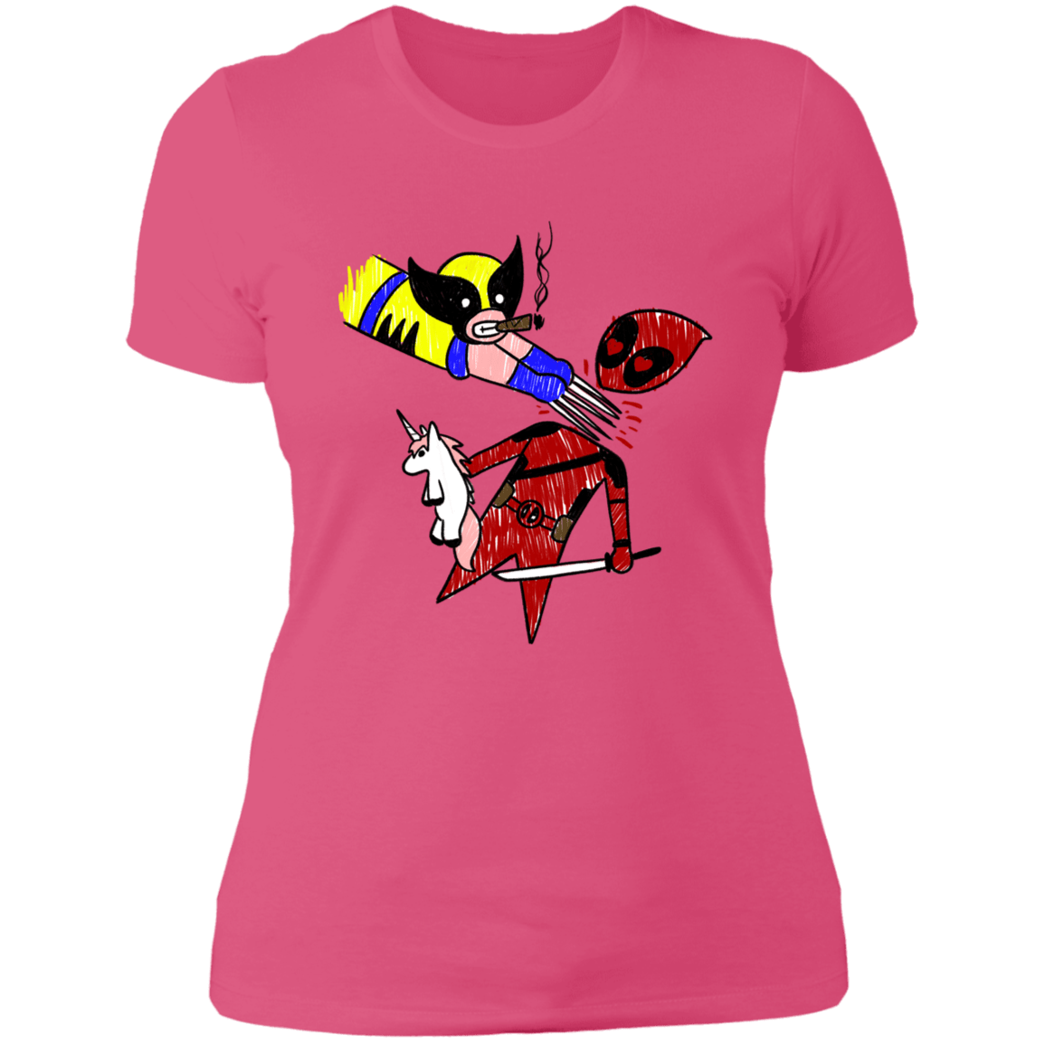 T-Shirts Hot Pink / S He Loves Me Women's Premium T-Shirt