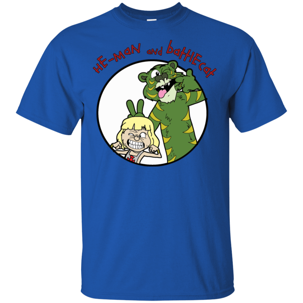 T-Shirts Royal / S He Man and Battlecat T-Shirt