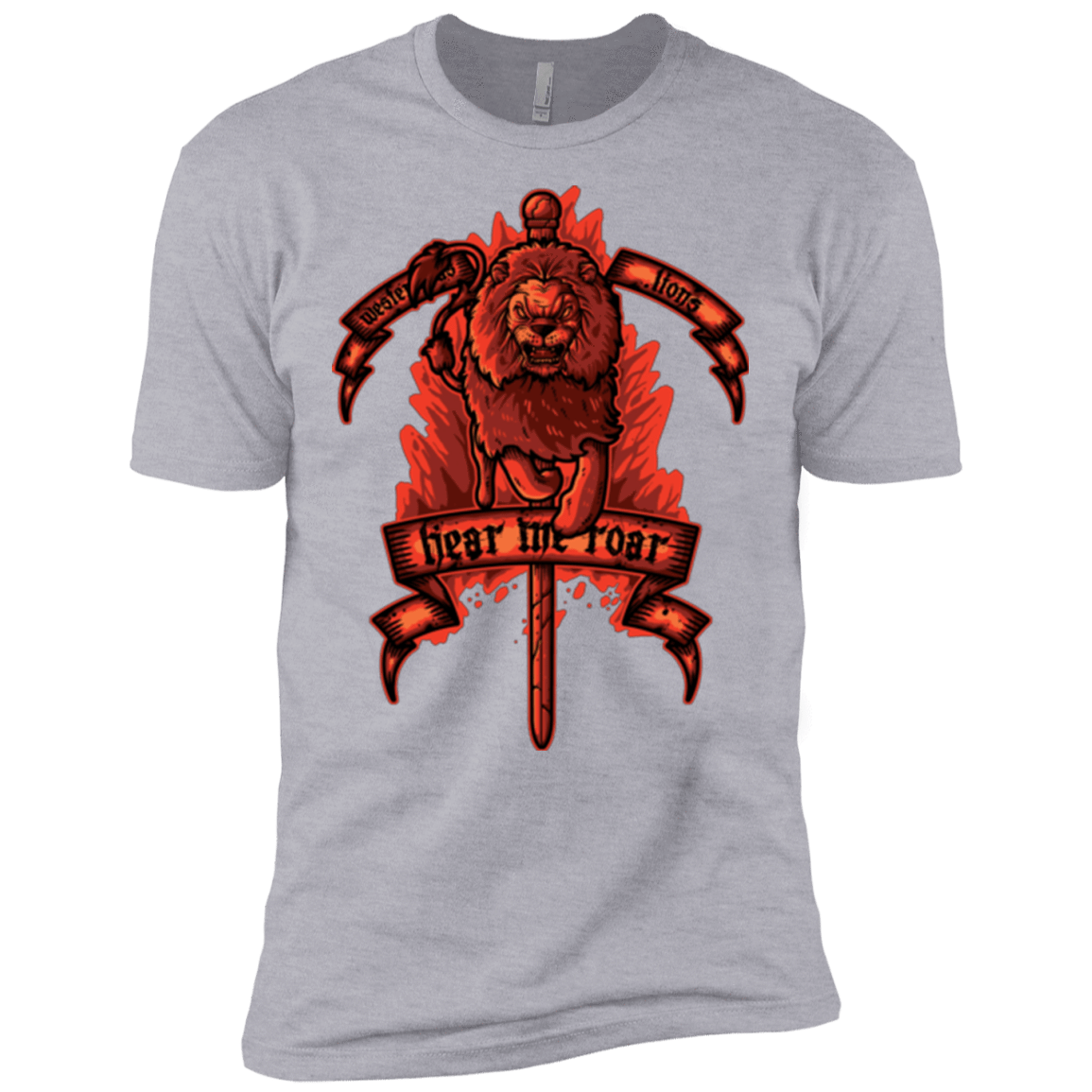 T-Shirts Heather Grey / X-Small HEAR ME ROAR Men's Premium T-Shirt