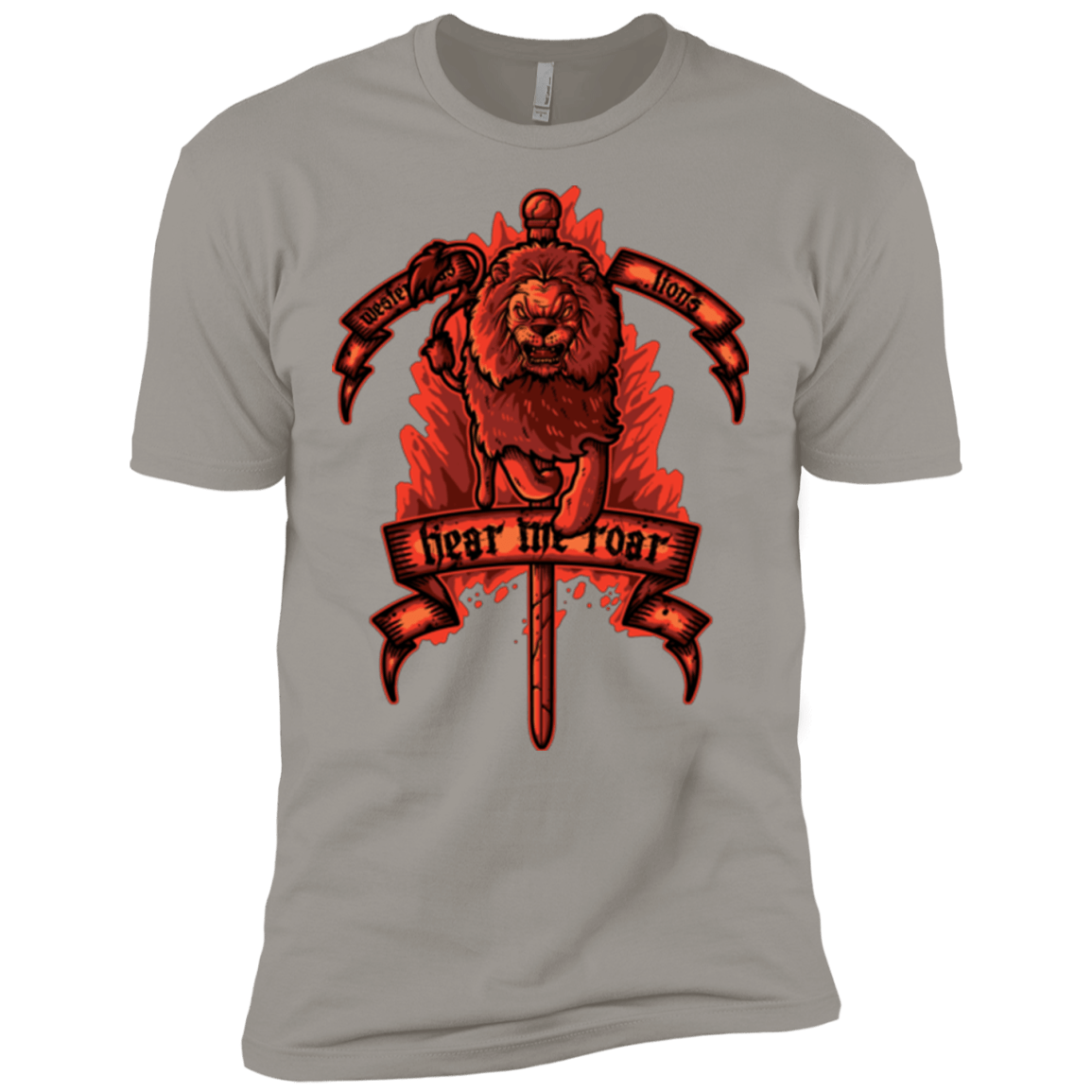 T-Shirts Light Grey / X-Small HEAR ME ROAR Men's Premium T-Shirt