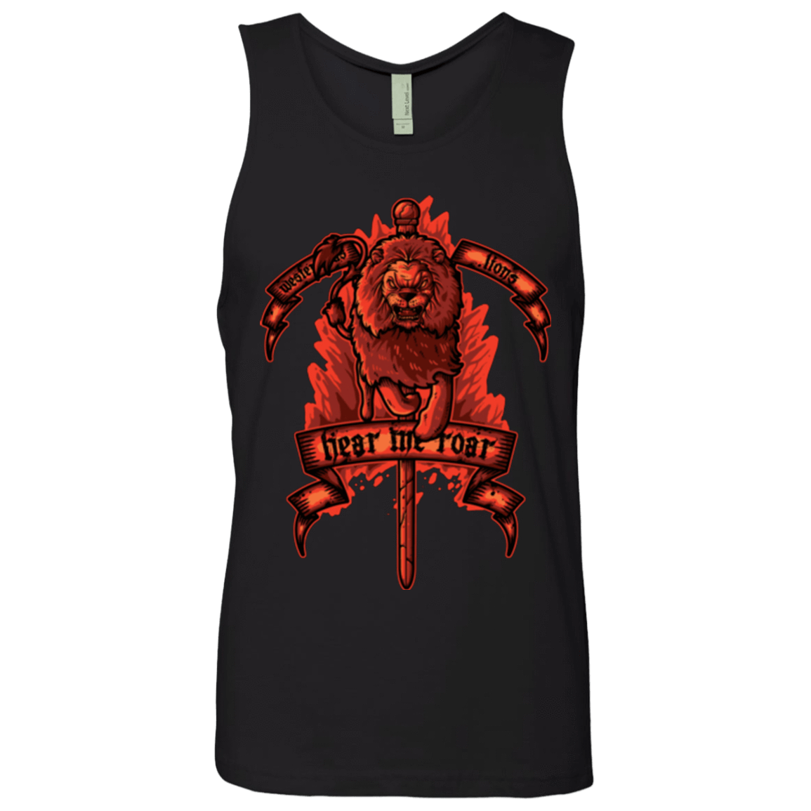 T-Shirts Black / Small HEAR ME ROAR Men's Premium Tank Top