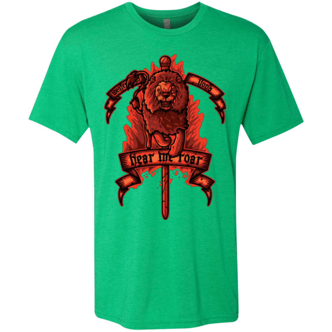 T-Shirts Envy / Small HEAR ME ROAR Men's Triblend T-Shirt
