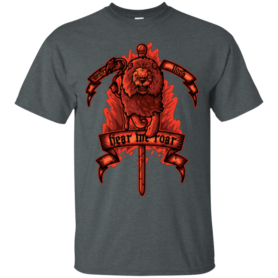 T-Shirts Dark Heather / Small HEAR ME ROAR T-Shirt