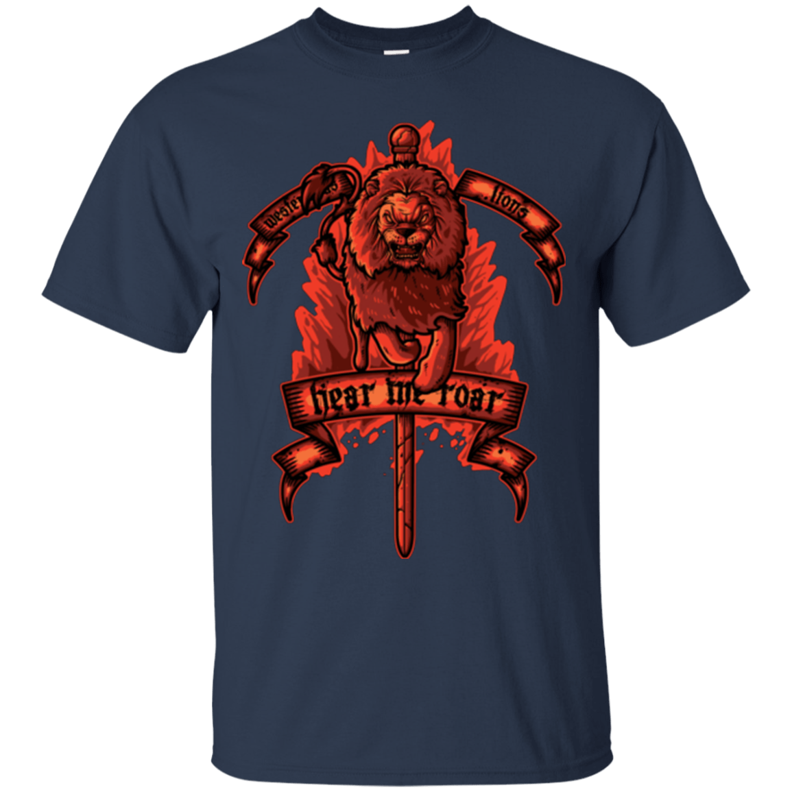 T-Shirts Navy / Small HEAR ME ROAR T-Shirt