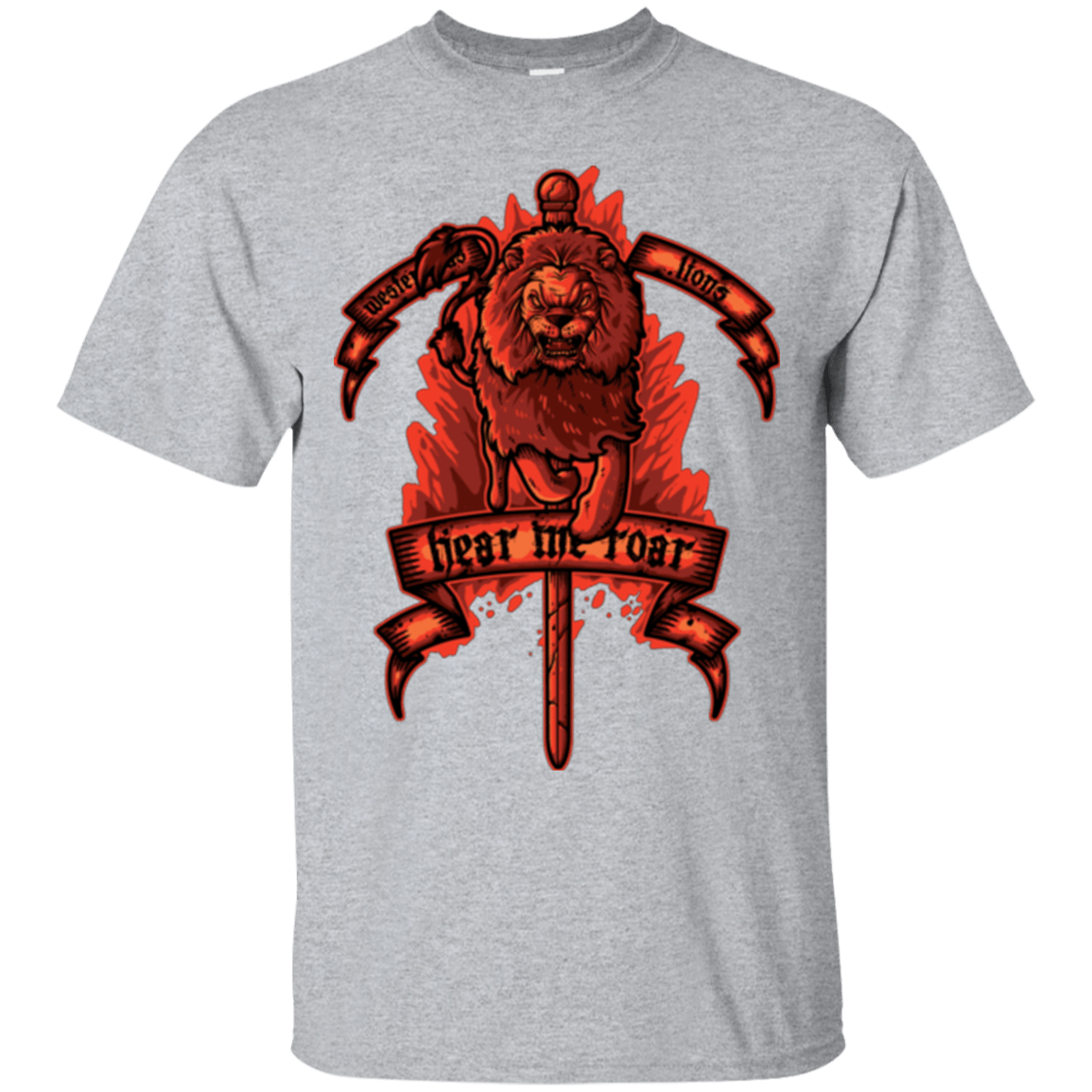 T-Shirts Sport Grey / Small HEAR ME ROAR T-Shirt