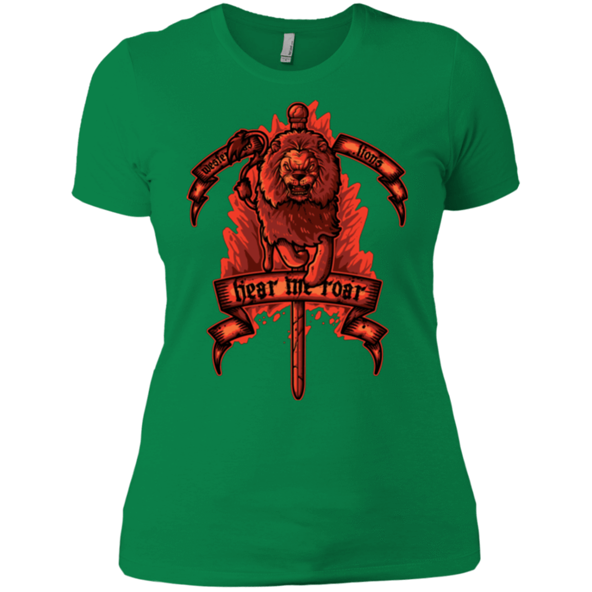 T-Shirts Kelly Green / X-Small HEAR ME ROAR Women's Premium T-Shirt