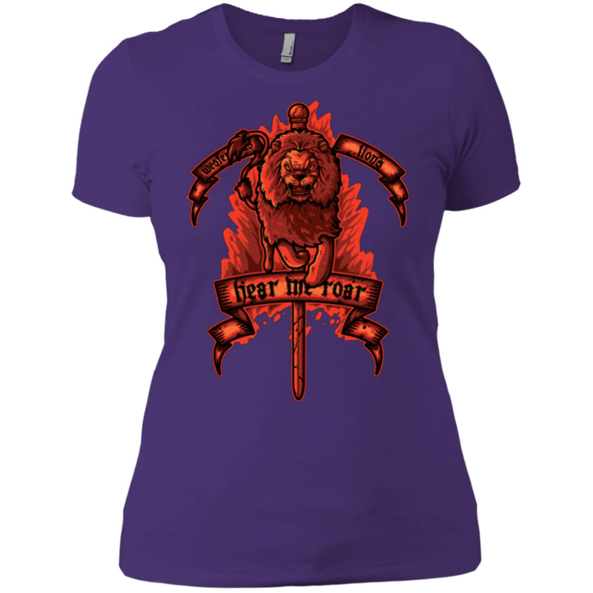 T-Shirts Purple / X-Small HEAR ME ROAR Women's Premium T-Shirt