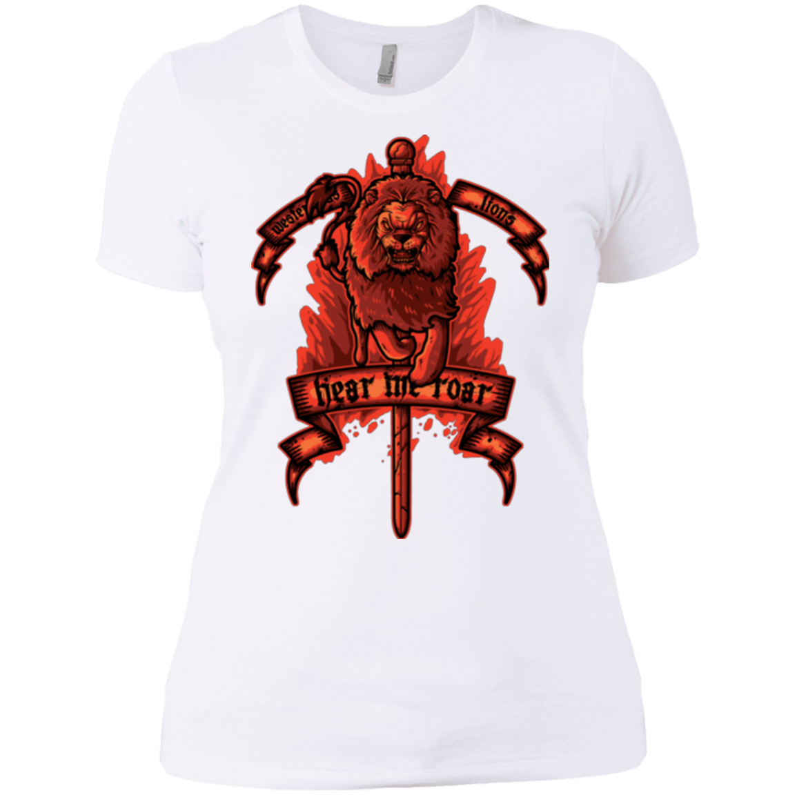 T-Shirts White / X-Small HEAR ME ROAR Women's Premium T-Shirt