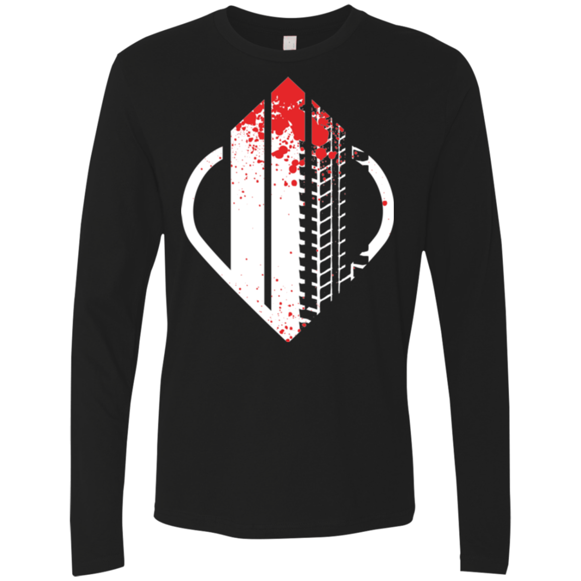 T-Shirts Black / Small Heart Enterprises - Please Hold Men's Premium Long Sleeve