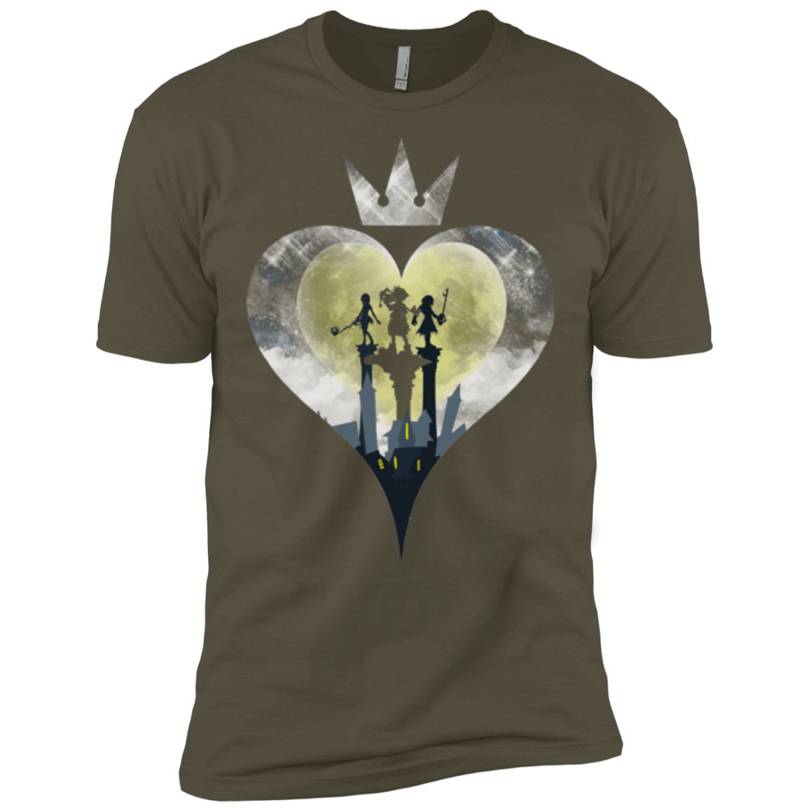 T-Shirts Military Green / X-Small Heart Kingdom Men's Premium T-Shirt