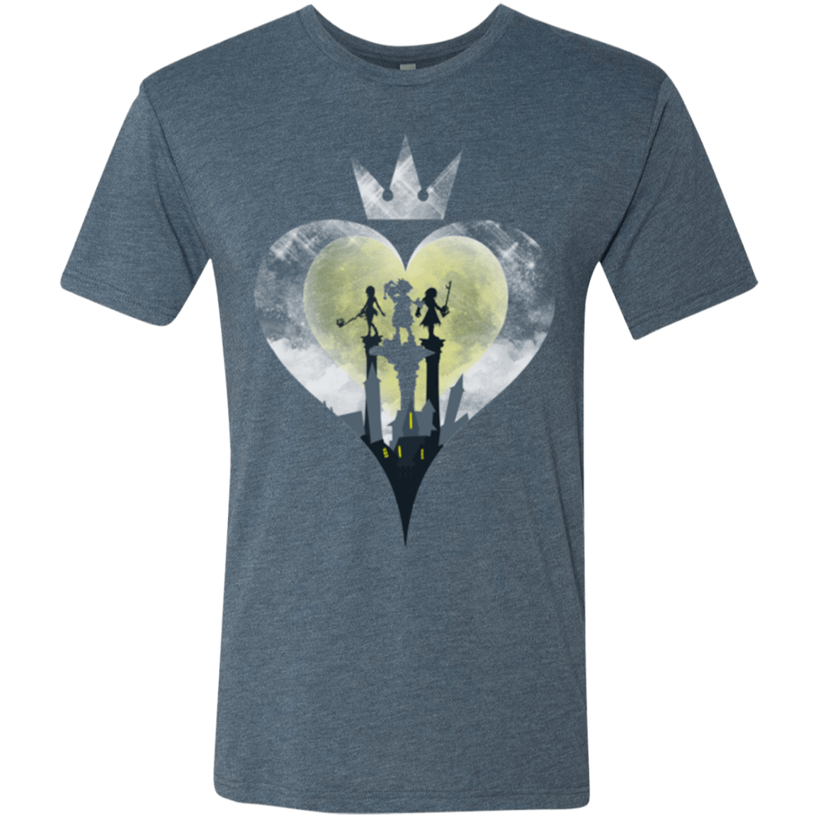 T-Shirts Indigo / Small Heart Kingdom Men's Triblend T-Shirt
