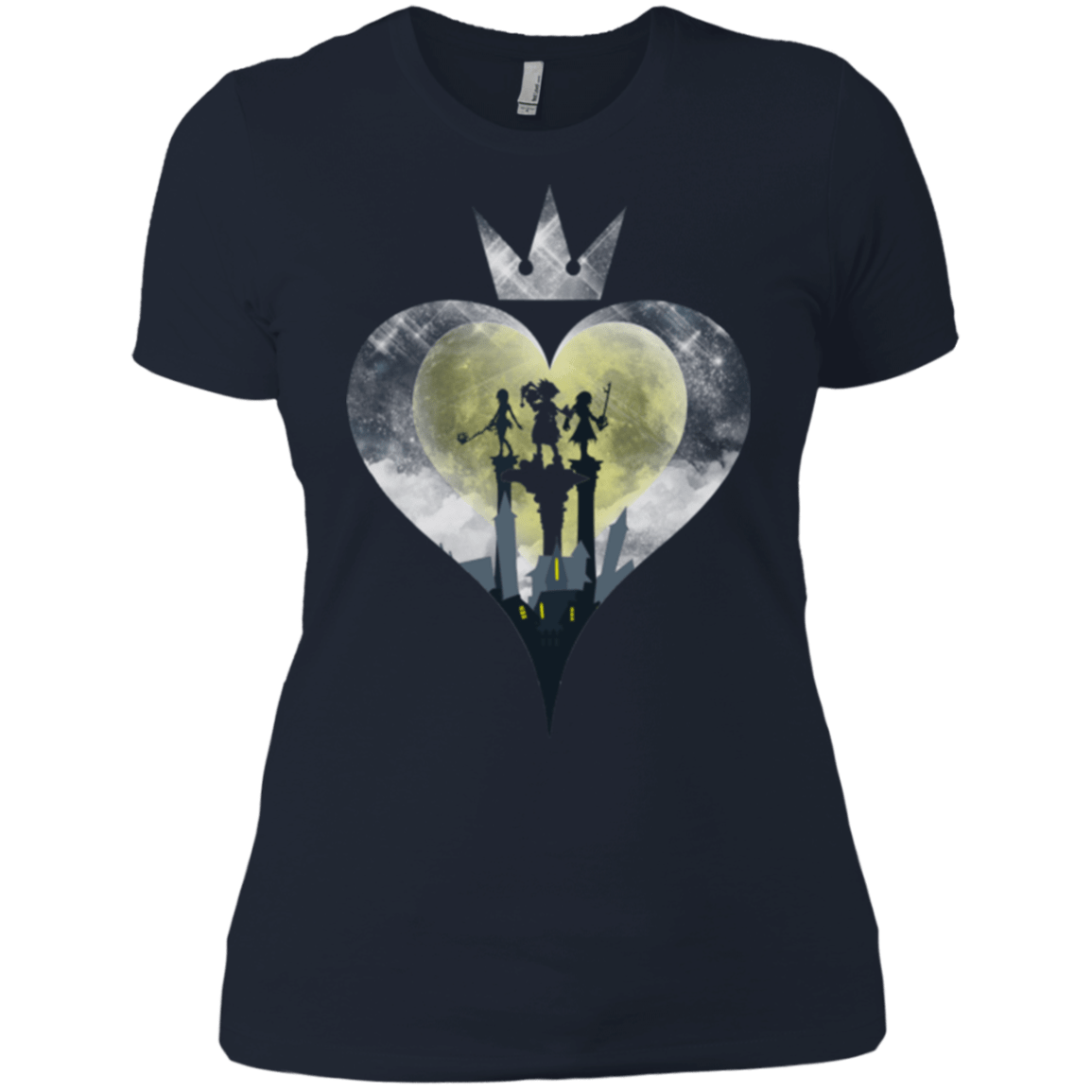T-Shirts Midnight Navy / X-Small Heart Kingdom Women's Premium T-Shirt