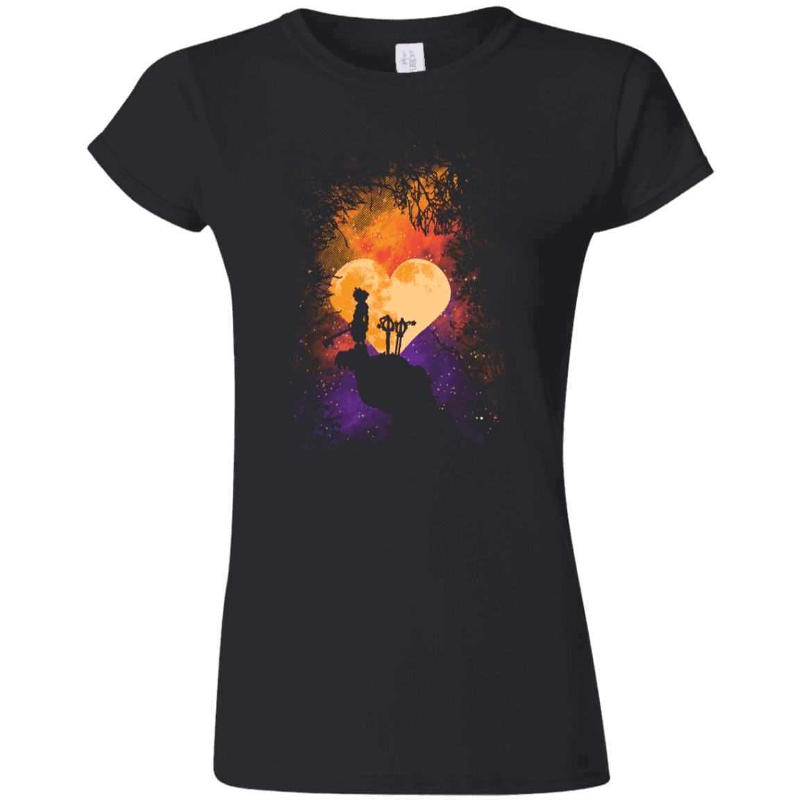 T-Shirts Black / S Heart Of Gold Junior Slimmer-Fit T-Shirt