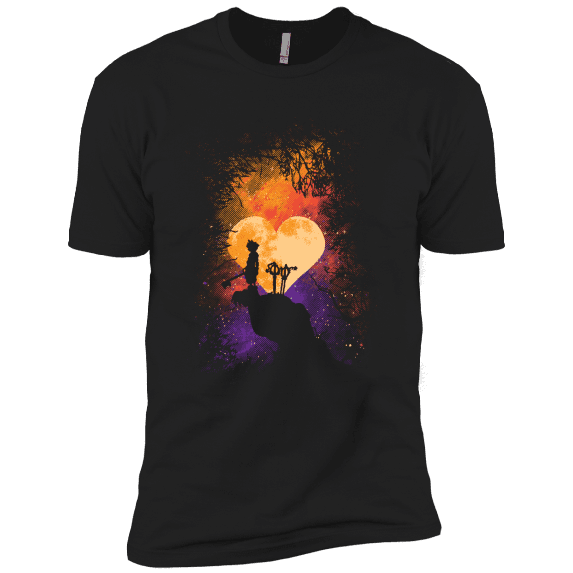 T-Shirts Black / X-Small Heart Of Gold Men's Premium T-Shirt