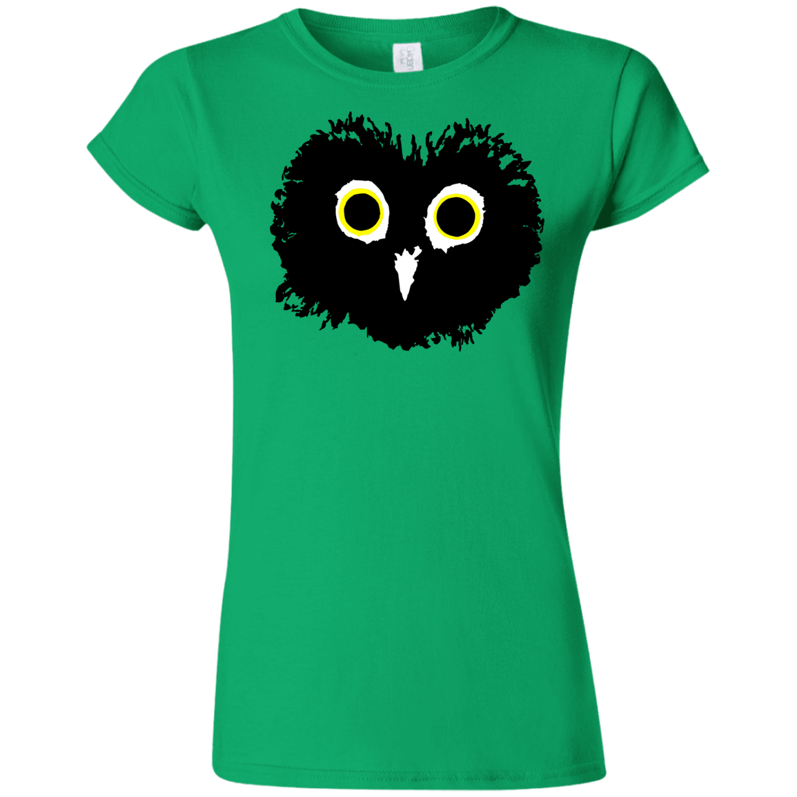 T-Shirts Irish Green / S Heart Owls Junior Slimmer-Fit T-Shirt