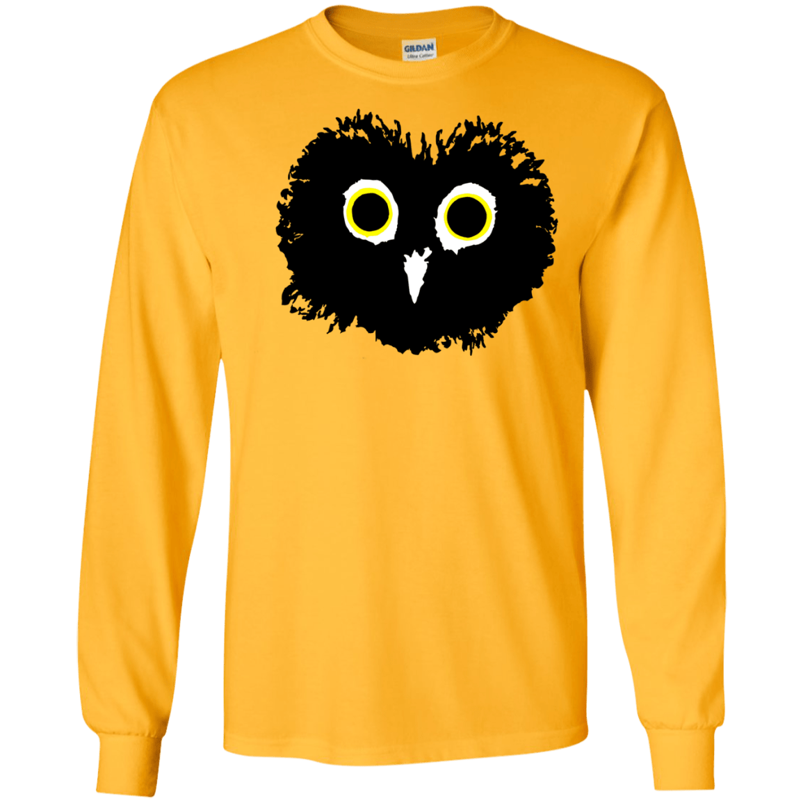 T-Shirts Gold / S Heart Owls Men's Long Sleeve T-Shirt