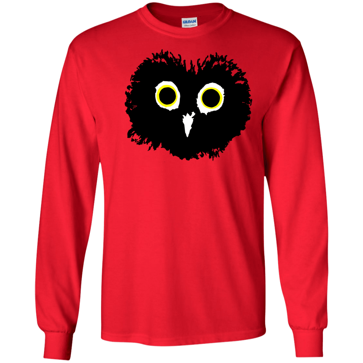 T-Shirts Red / S Heart Owls Men's Long Sleeve T-Shirt