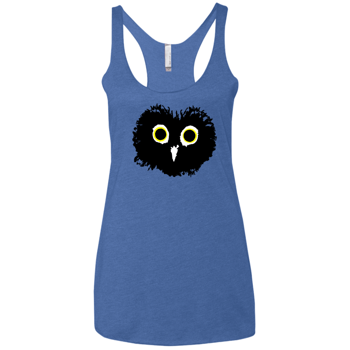 T-Shirts Vintage Royal / X-Small Heart Owls Women's Triblend Racerback Tank