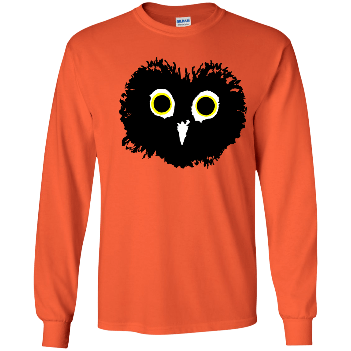 T-Shirts Orange / YS Heart Owls Youth Long Sleeve T-Shirt