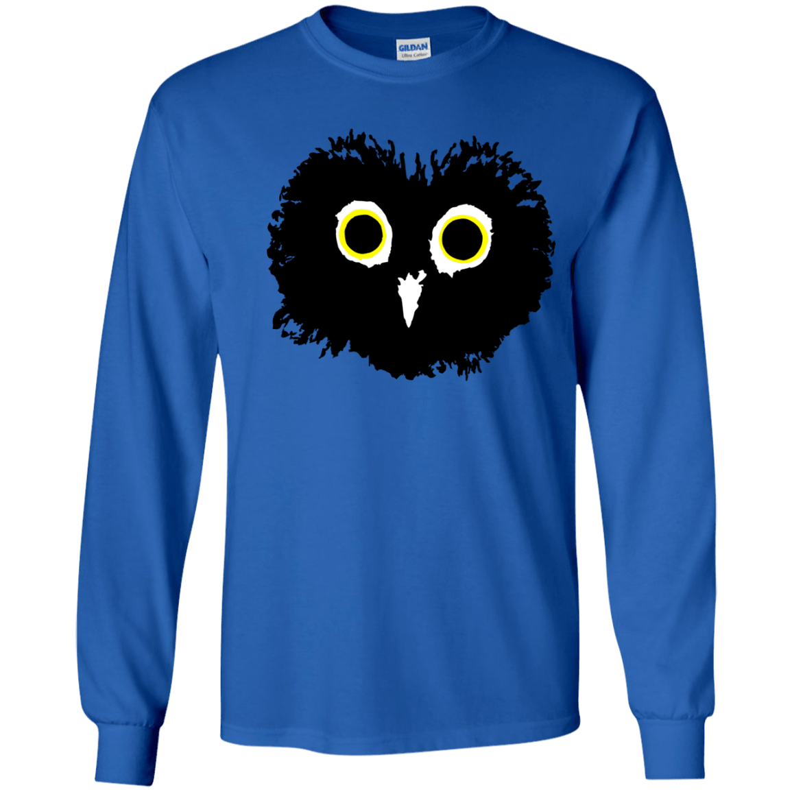 T-Shirts Royal / YS Heart Owls Youth Long Sleeve T-Shirt