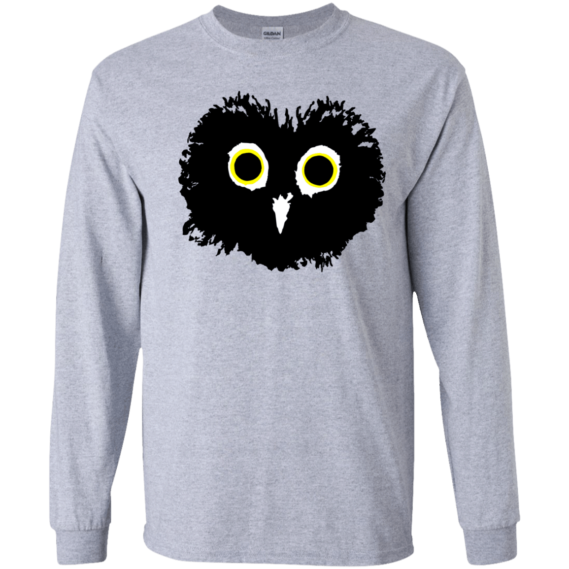 T-Shirts Sport Grey / YS Heart Owls Youth Long Sleeve T-Shirt