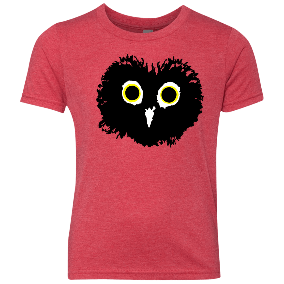 T-Shirts Vintage Red / YXS Heart Owls Youth Triblend T-Shirt