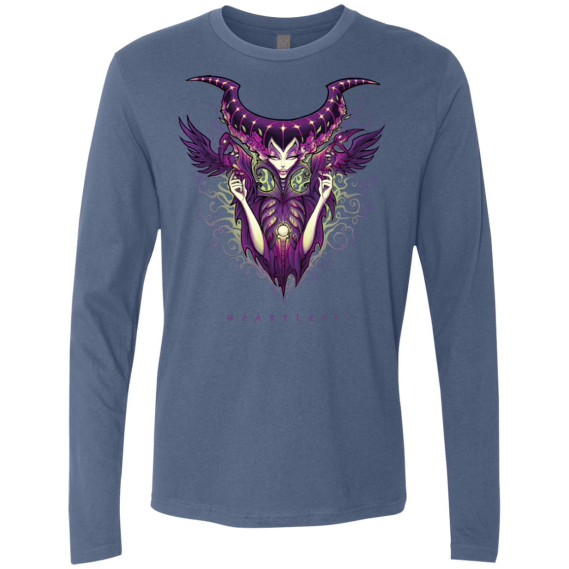 T-Shirts Indigo / Small Heartless Men's Premium Long Sleeve