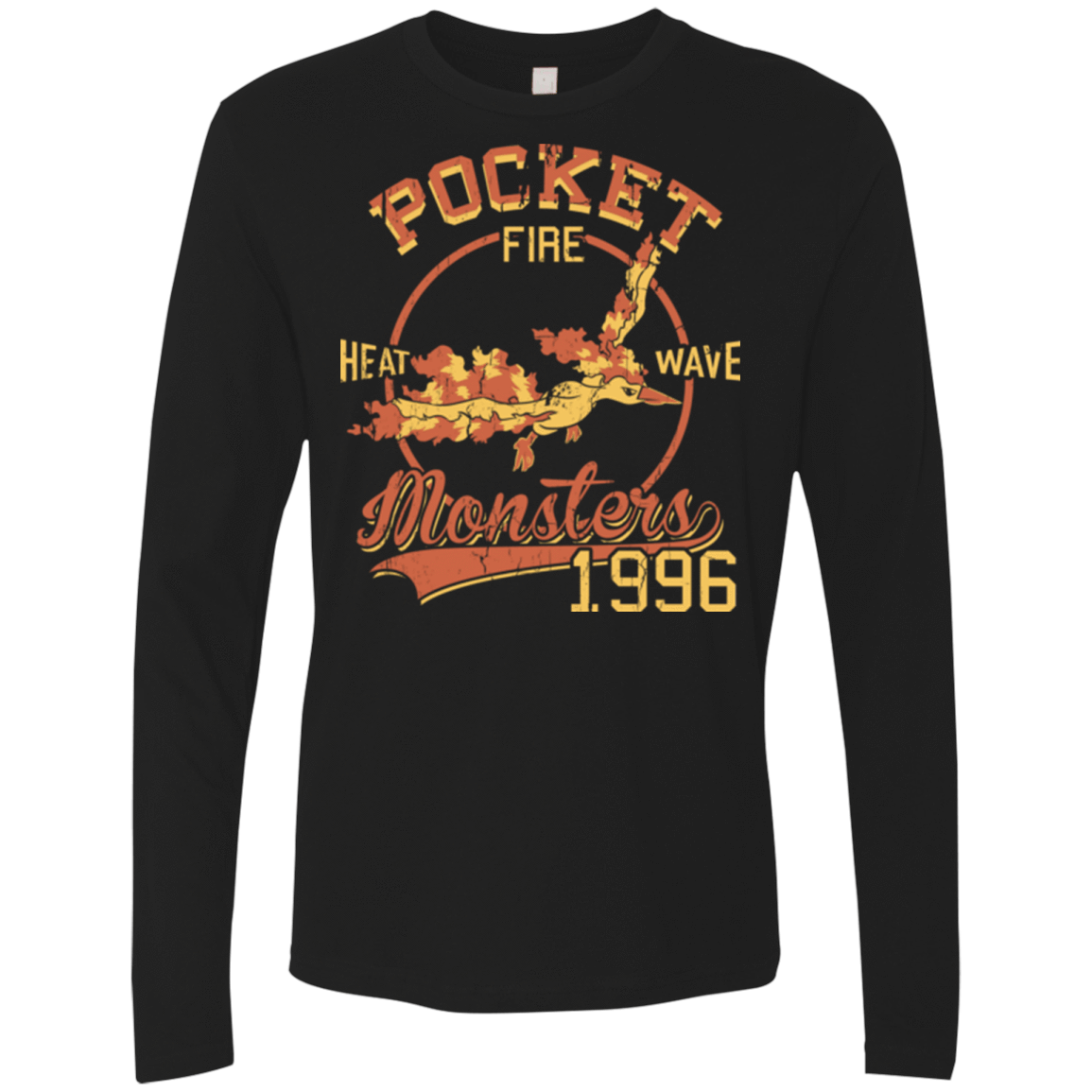 T-Shirts Black / Small Heat wave Men's Premium Long Sleeve