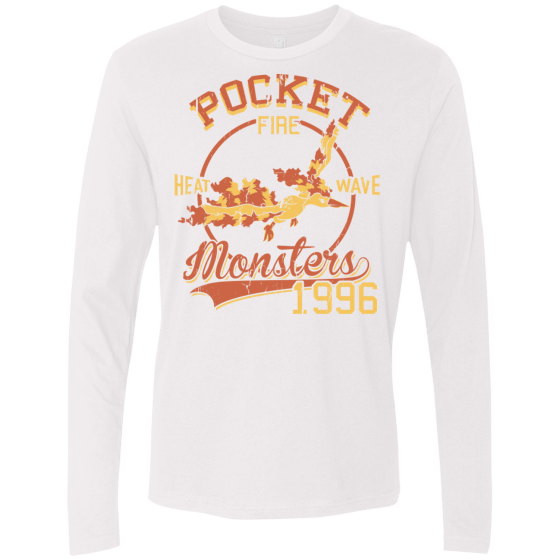 T-Shirts White / Small Heat wave Men's Premium Long Sleeve