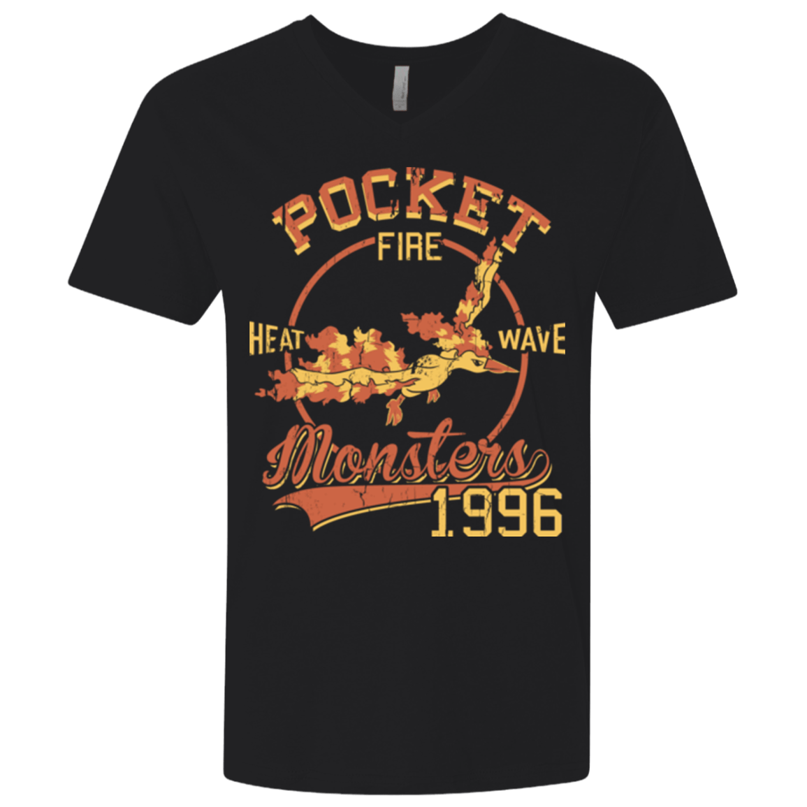 T-Shirts Black / X-Small Heat wave Men's Premium V-Neck