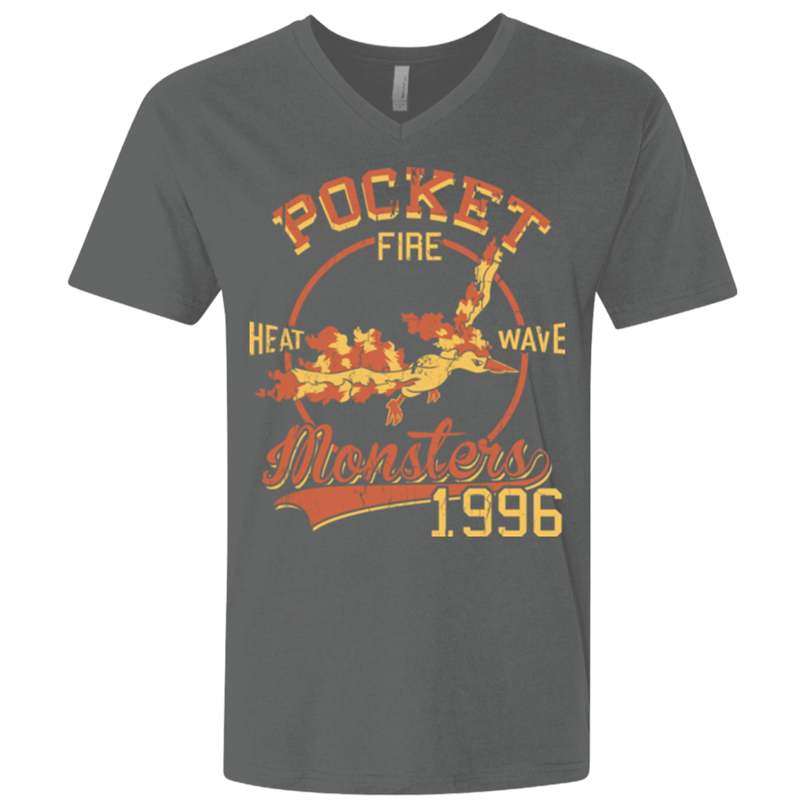 T-Shirts Heavy Metal / X-Small Heat wave Men's Premium V-Neck