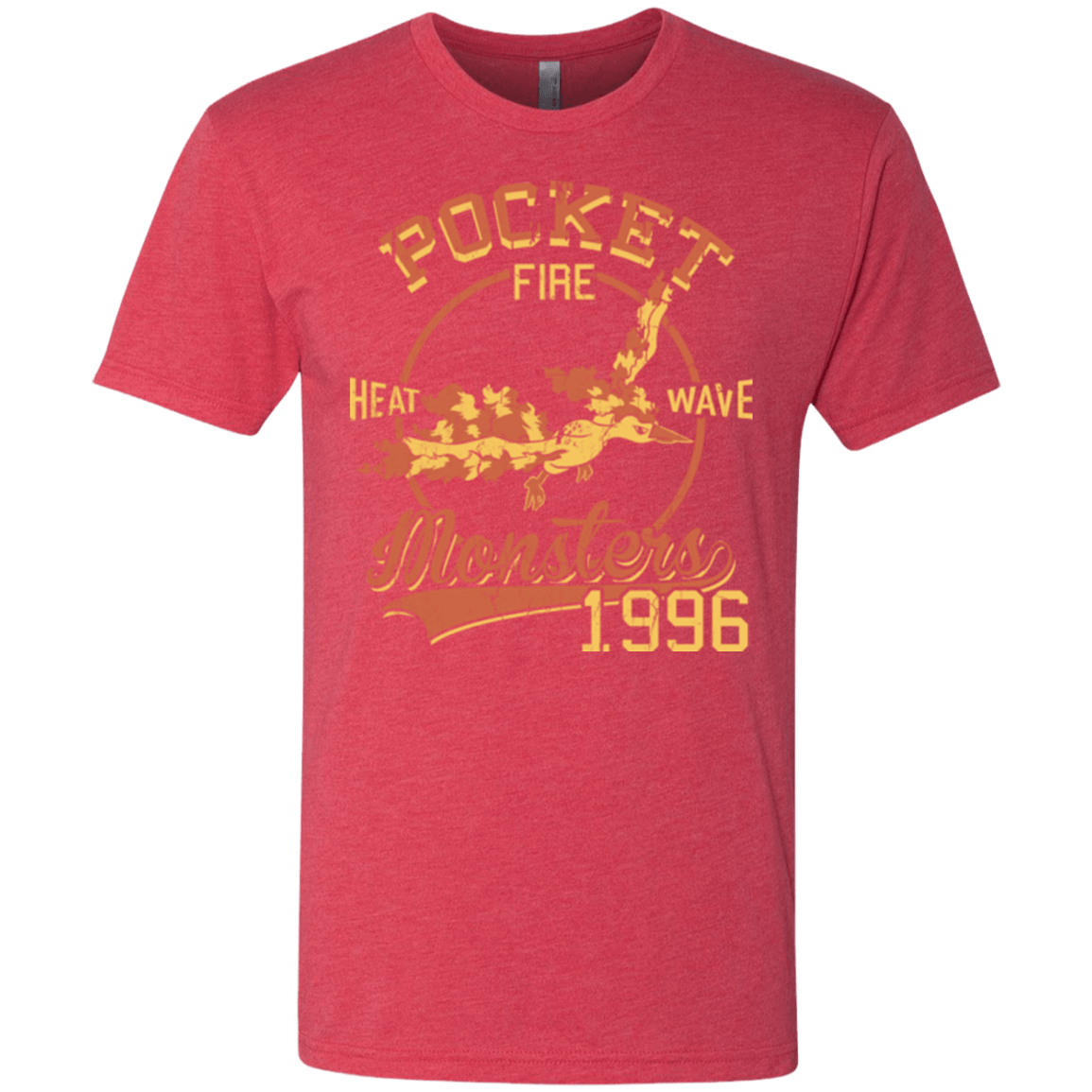 T-Shirts Vintage Red / Small Heat wave Men's Triblend T-Shirt