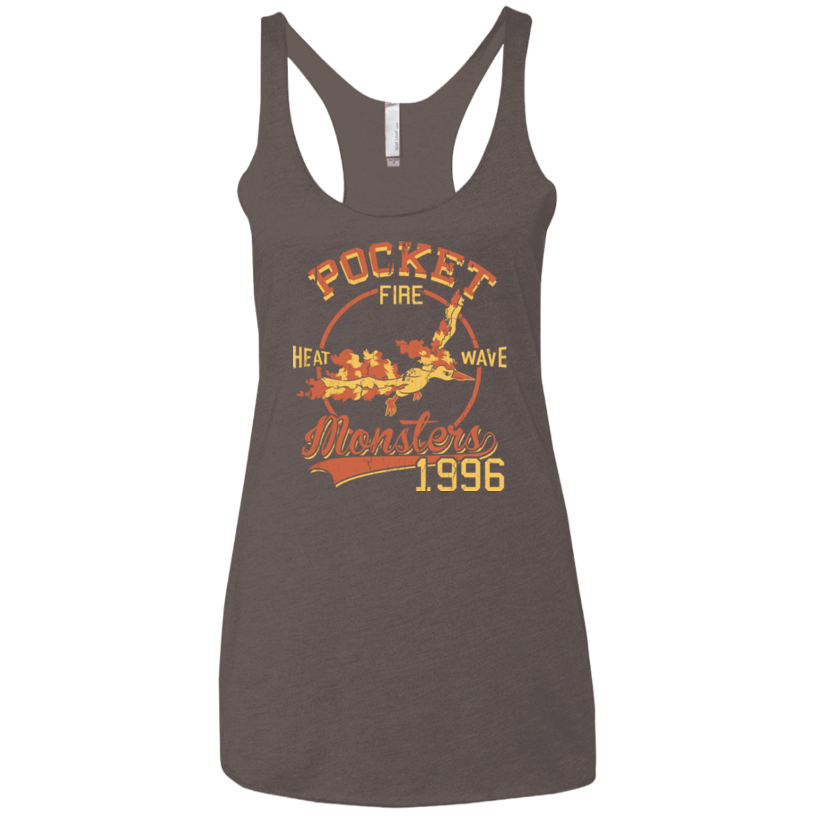 T-Shirts Macchiato / X-Small Heat wave Women's Triblend Racerback Tank
