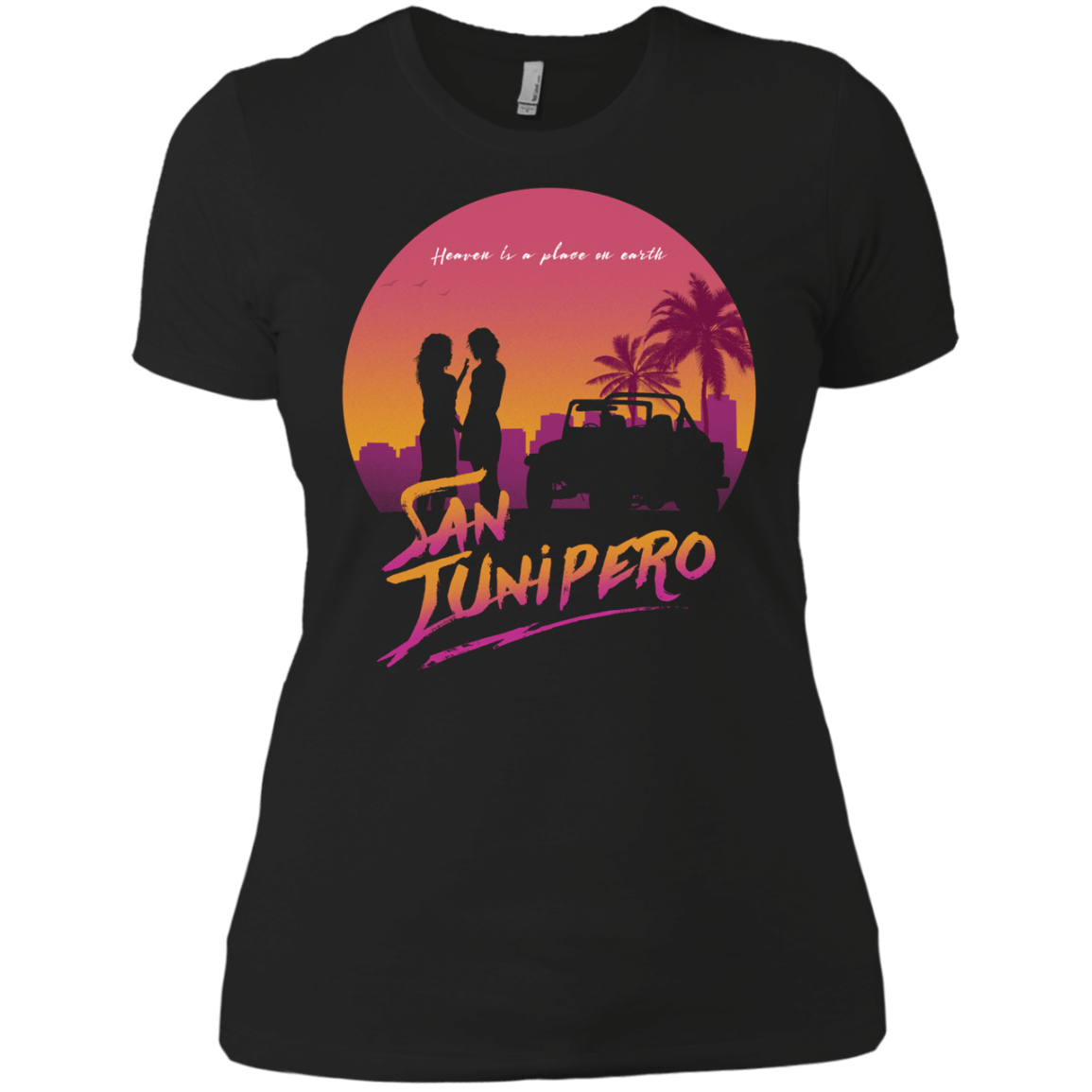 T-Shirts Black / X-Small Heaven is a place on Earth Women's Premium T-Shirt