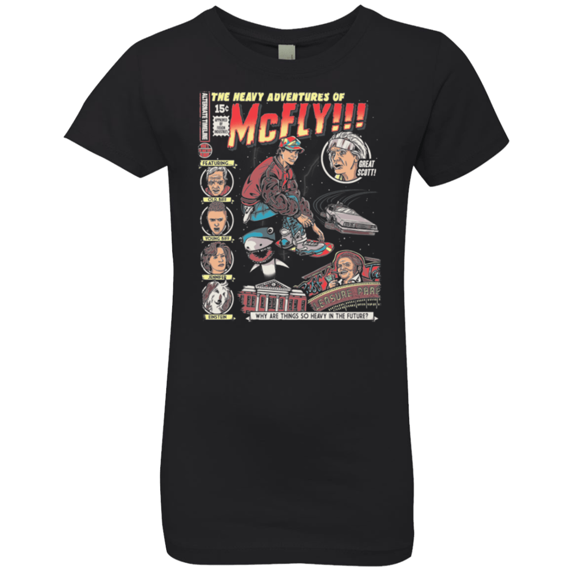 T-Shirts Black / YXS Heavy Adventures Girls Premium T-Shirt